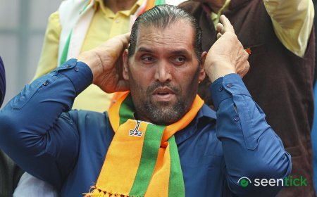 The Great Khali escapes unhurt after car accident in Haryana, says he ‘didn't want to make it a big deal’