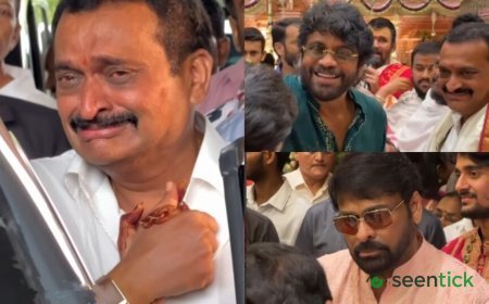 Tollywoods Big Happy Family: Stars Turn Out for Janani Bandlas Star-Studded Wedding