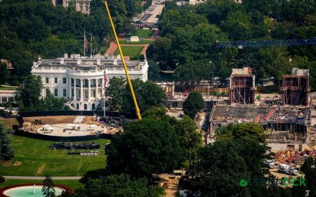 Trump Again Claims Taxpayers Aren't On The Hook For Ballroom—But Contractor Says Otherwise