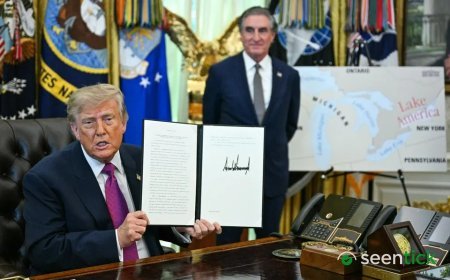 Trump 'Directly' Pressing Apple For 'Lake America' Name Change, Burgum Says