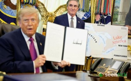 Trump signs order to rename Lake Ontario as Lake America