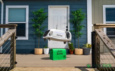 Uber Partners with Drone Delivery Company Zipline to Revolutionize Food Delivery
