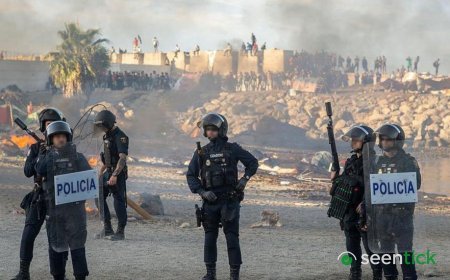 Violence breaks out in Ceuta as migrant crisis continues