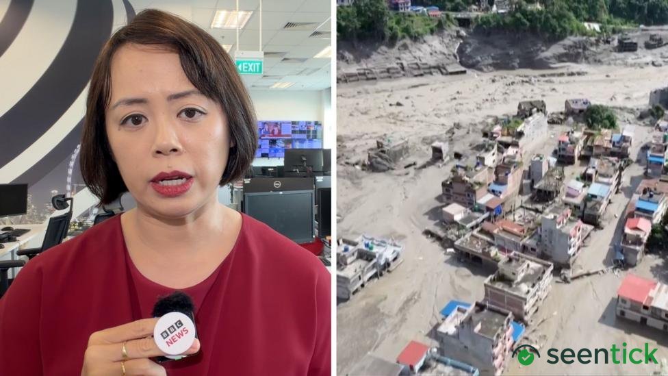 What caused the Nepal-Tibet flash floods?