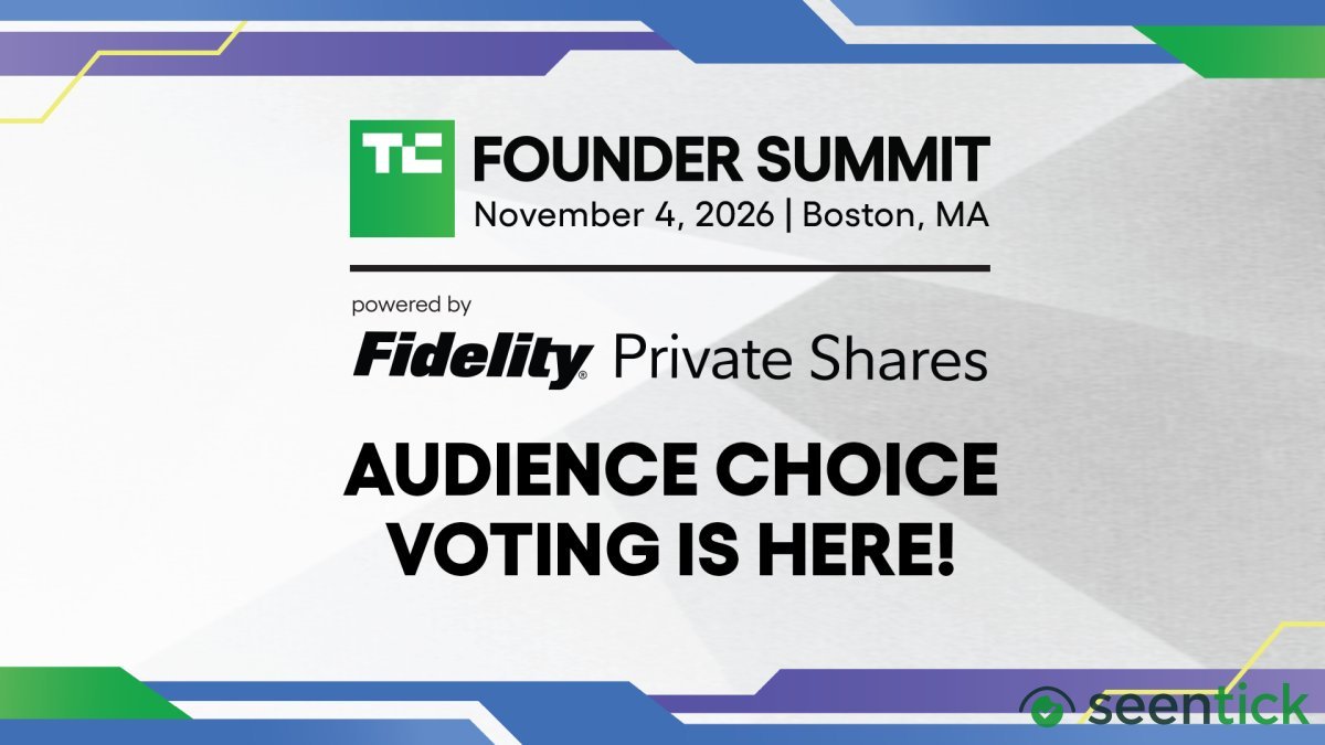 Your vote matters! Decide which Audience Choice sessions will make it to TechCrunch Founder Summit 