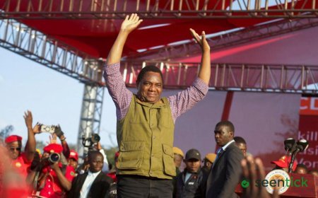 Zambia's president wins second term with 60% of the vote