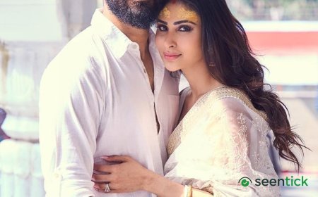 Suraj Nambiar and Mouni Roy