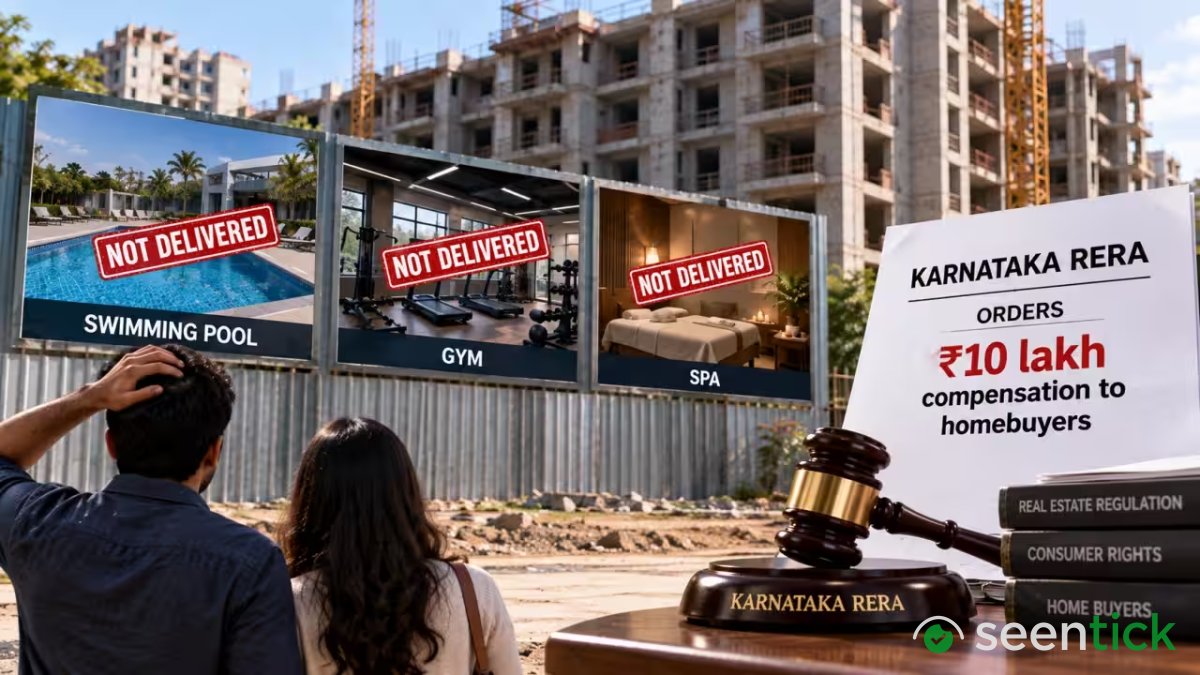 4 buyers paid Rs 2.08 crore each for flats, but pool, spa, gym missing; RERA orders Rs 10 lakh