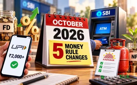 5 money changes in Oct: Bulk FD rates, UPI MDR, SBI ATM limit cut, LPG KYC & more