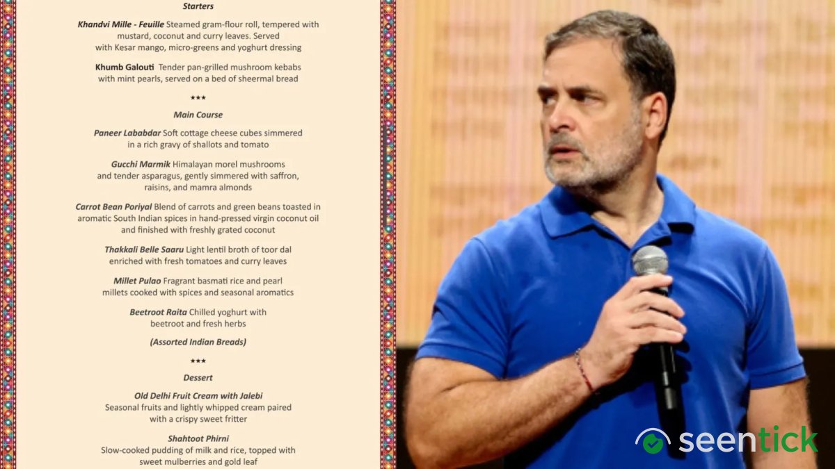 ‘80% Indians non-vegetarian’: Rahul Gandhi’s BRICS dinner remark