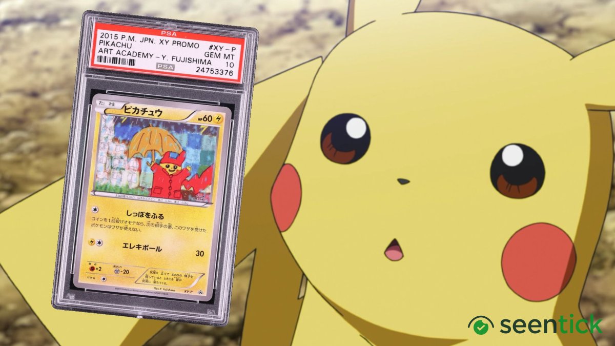 Absurdly rare Raincoat Pikachu Pokemon card sells for $8.4 million