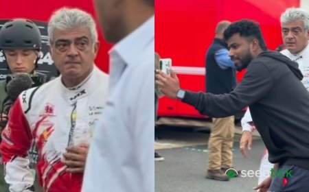 Ajith Kumar gives angry glare to a fan seeking selfie with him at Le Mans Race; internet slams his ‘attitude’. Watch
