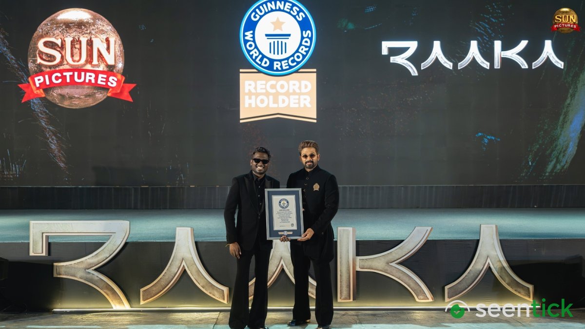 Allu Arjun and Atlee's Raaka sets Guinness World Record for using motion-capture with 37 performers simultaneously