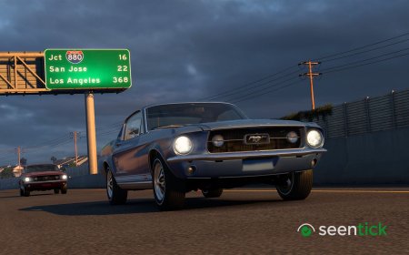 American Truck Simulator adds DLC where you don't have to drive a truck, sets a new Steam record