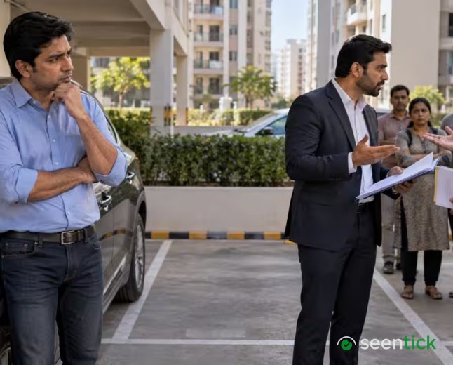 Builder gave homebuyer parking in 2008, society changed rules; here’s why court gave interim relief to resident