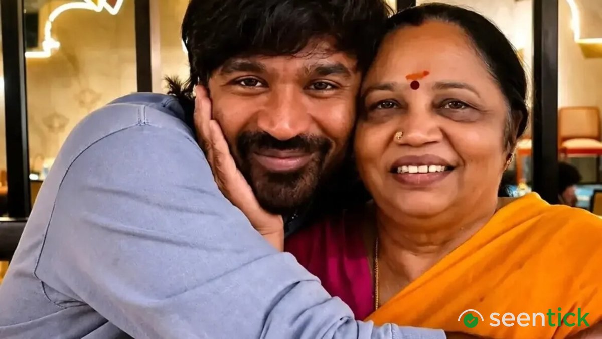 Dhanush makes mom Vijayalakshmi wear his 1st National Award medal for direction; says he does it ‘all for that smile’