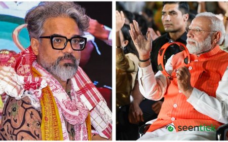 Hanuman Ansh director Vishal Chaturvedi greets PM Narendra Modi, sings at Bhajan clubbing programme. Watch