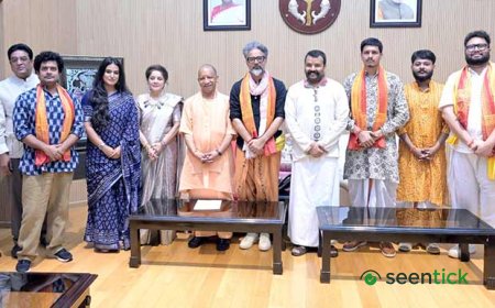 Hanuman Ansh team meets Uttar Pradesh Chief Minister Yogi Adityanath amid box office triumph