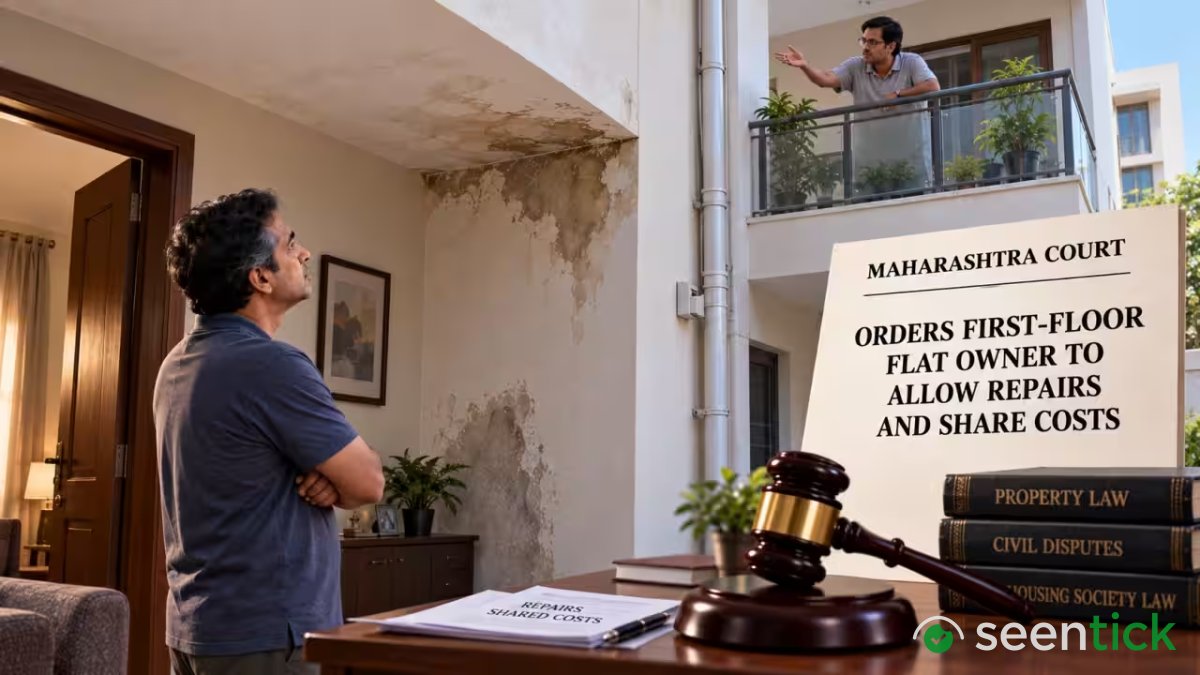 His flat faced water leaks for 8 years; court orders neighbour to allow repairs