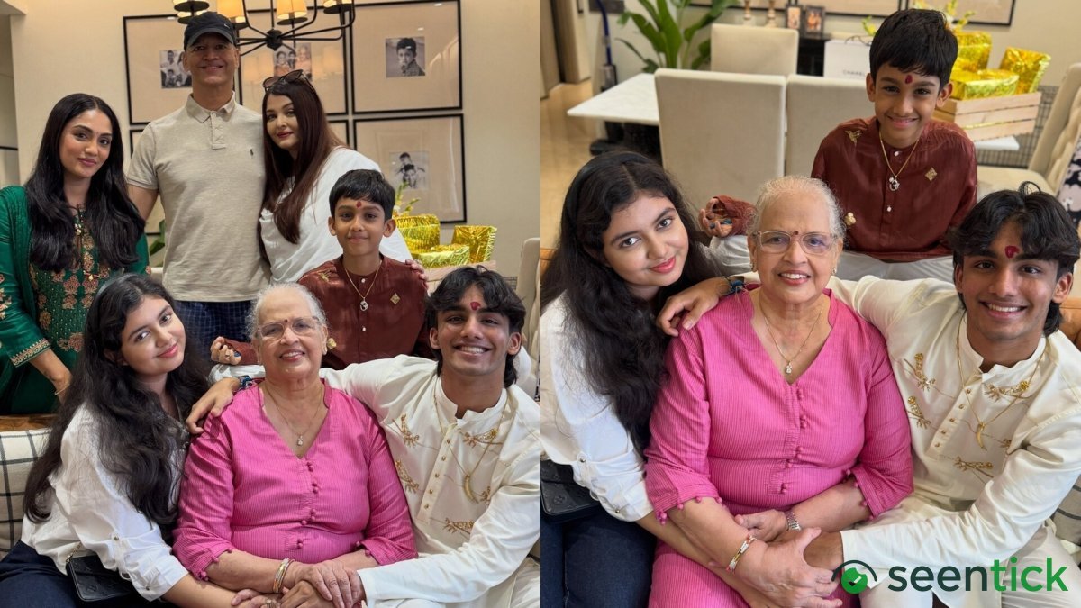 Inside Aishwarya Rai Bachchan's Raksha Bandhan celebration with brother Aditya, Aaradhya and family; see rare photos