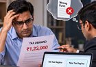 ITR filed under new regime, consultant’s mistake led to old regime & Rs 1.23 lakh demand