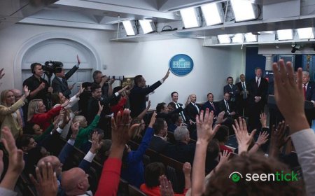 Journalists denied White House access after Trump banned some media outlets