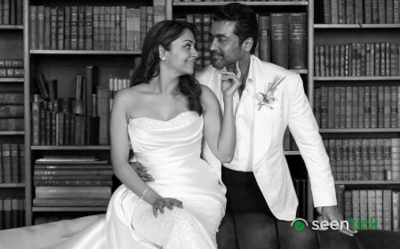 Jyotika, Suriya can't take eyes off each other in inside pics from vow renewal at Scottish castle on 20th anniversary