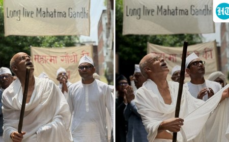 Manoj Bajpayee looks unrecognisable as Mahatma Gandhi in Sudhir Mishra’s next