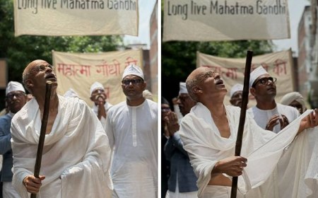 Manoj Bajpayee Transforms Into Mahatma Gandhi for Sudhir Mishra Film