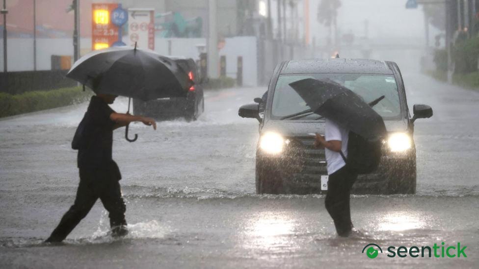 Millions urged to evacuate as powerful Typhoon Dujuan hits Japan