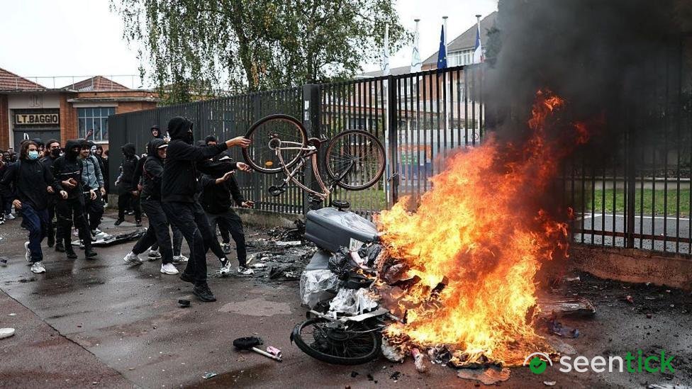 More than 400 detained as France student protests escalate