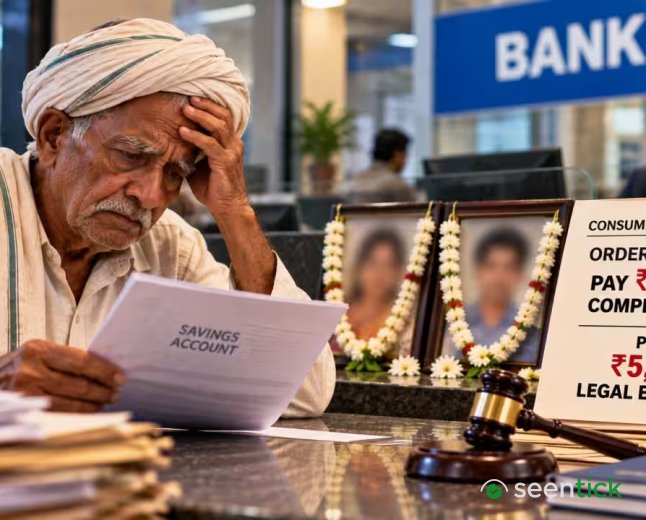 Mother and nominee son died; bank delayed funds to father, ordered to pay Rs 15,000