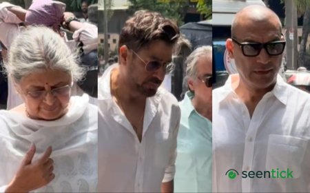 Mushtaq Khan funeral: Rajat Bedi, Manish Wadhwa, Sulabha Arya and others pay last respects