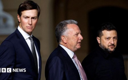 US Envoy Steve Witkoff Meets Ukrainian President Zelensky at Saint Sophia Cathedral