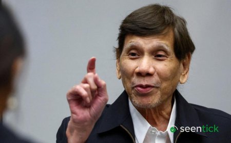 Philippines' Duterte seen in person for first time at International Criminal Court