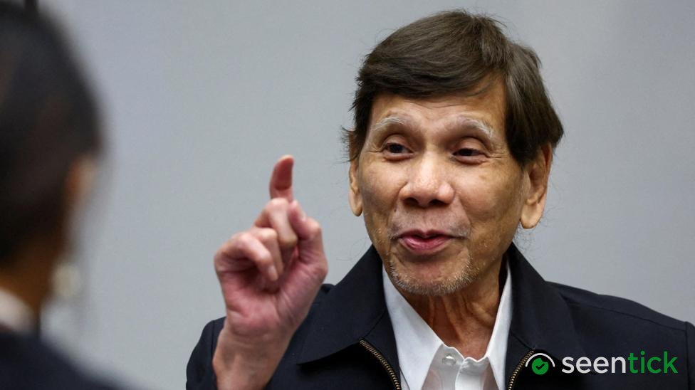 Philippines' Duterte seen in person for first time at International Criminal Court