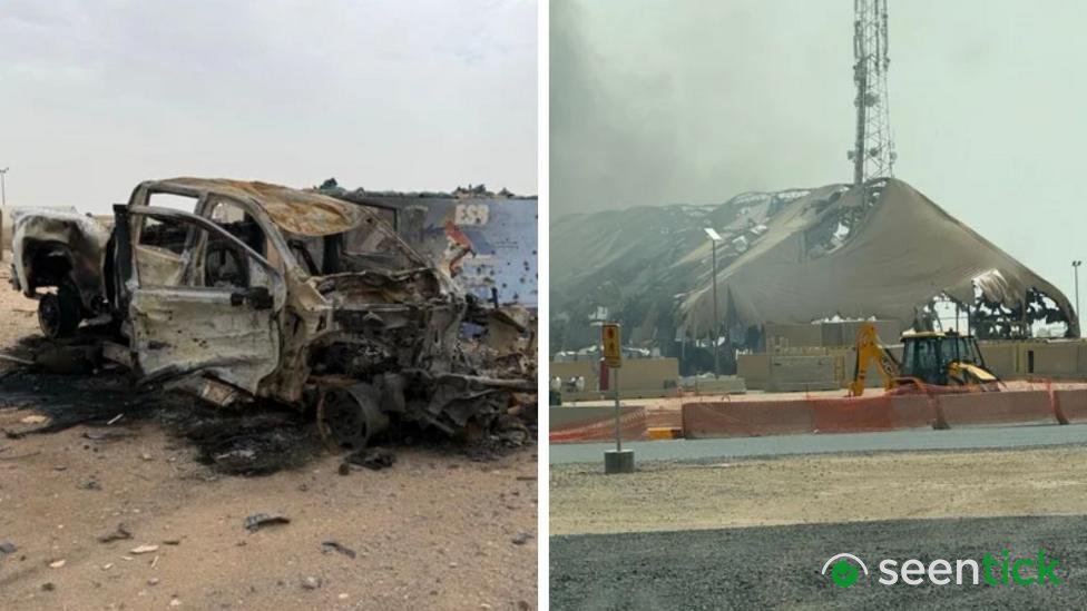 Photos show widespread damage at US sites from Iranian attacks