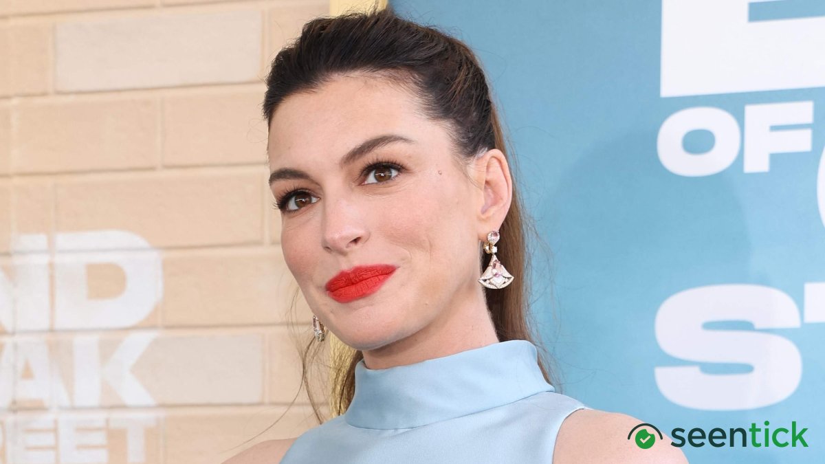 Pregnant Anne Hathaway says doctor feared Hot Ones challenge could trigger early labour