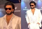 Ranveer Singh makes first public appearance after 2nd baby’s birth at Hunkkaar premiere; fans call him ‘handsome dad’