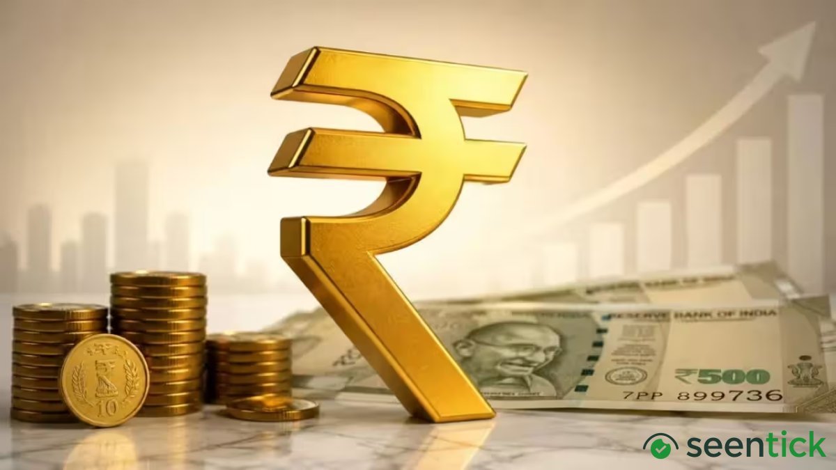 Rupee gains 26 paise as 7.8% GDP growth offsets global market jitters