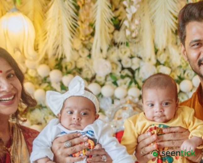 Sambhavna Seth and Avinash Dwivedi reveal their ‘little angels’ Dhwajah and Yugaarth's faces on Ganesh Chaturthi