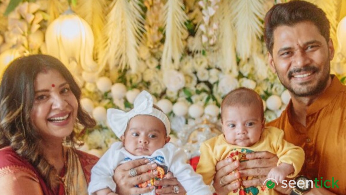 Sambhavna Seth and Avinash Dwivedi reveal their ‘little angels’ Dhwajah and Yugaarth's faces on Ganesh Chaturthi