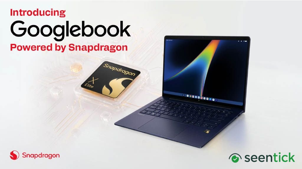 The first Googlebooks are here, powered by Snapdragon X Elite