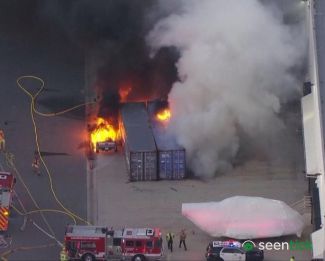 Three dead after LA news helicopter crashes while covering deadly bus collision