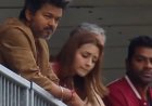 Trisha Krishnan joins TN CM Vijay, TVK minister at Ajith Kumar's Silverstone Le Mans race. Watch