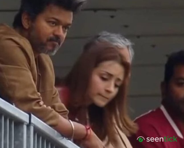 Trisha Krishnan joins TN CM Vijay, TVK minister at Ajith Kumar's Silverstone Le Mans race. Watch