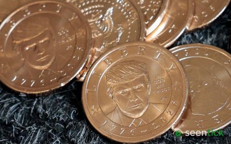 Trump $1 coin makes him first living president on US currency in a century