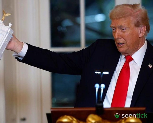 Trump says his planned triumphal arch will double as a military complex to store ammunition