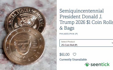 Trump’s face debuts on US currency, $1 coins run ‘out of stock’ within hours