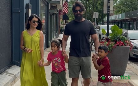 Yash holidays with Radhika Pandit and kids, leaving behind Toxic's box-office disappointment. See pics